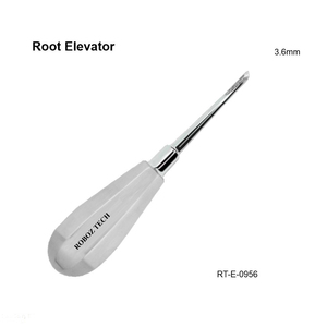 Élévateur de racine dentaire ergonomique Bein 3,8 mm en acier inoxydable, manuel, certifié CE, Roboz Tech Pakistan - Product Image 6