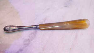 Luxe 40cm Long Ox Chausse-pied Blanc Nickel Laiton Poignée Poli Animal Style Forme Plate Européenne SANIYA Artisanat Naturel - Product Image 6