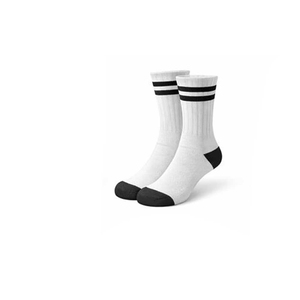 High Performance Men's Crew <b>Socks</b> Spandex/Polyester/Cotton <b>Breathable</b> Panels Soft Cushioning Compression Arch for Football - Product Image 1