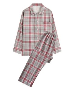 Conjunto de Pijama de Dos Piezas de Manga Larga para Hombre, Tejido Suave de Verano, 100% Algodón, Ropa de Dormir Informal - Product Image 6