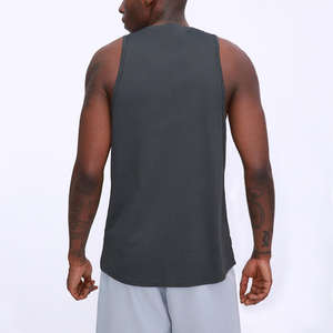 Camiseta sin mangas para culturismo para hombre, chaleco de gimnasio transpirable sin mangas para entrenamiento físico - Product Image 4