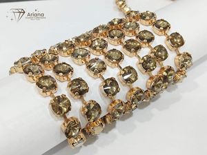 ARIANA Premium Cadena de Cristales de Imitación de 10 mm, Adorno de Cristal Indicolite, Topacio Colorado, Topacio Ahumado, Accesorios para Costura y Manualidades - Product Image 5