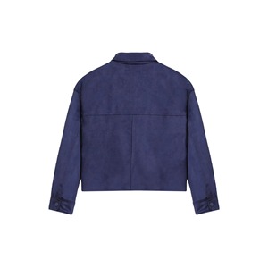 Wholesale <b>Women's</b> <b>Suede</b> Coat Soft Faux Leather <b>Jacket</b> Casual Fashion Outerwear OEM ODM Factory Direct - Product Image 2