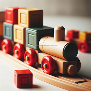 Growing Up Green El papel del tren de madera con juguetes de motor en infancias sostenibles - Product Image 1