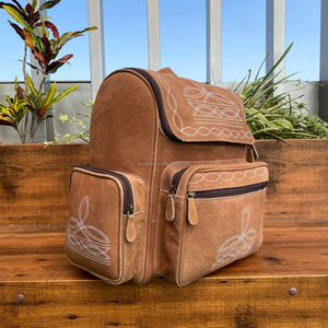 Sac à dos multifonctionnel en cuir suédé de haute qualité d'usine avec sac à dos pour femmes pour ordinateur portable de luxe portable de grande capacité - Product Image 2