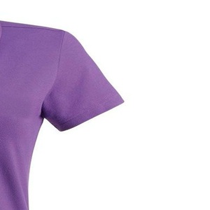 Chemise de sport pour femme, violette, à col boutonné, en tissu éponge, pour la course, l'entraînement et les activités de plein air, style Bootcamp, tendance et attrayante, French - Product Image 2