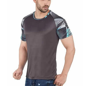 Camisetas de Gimnasio para Hombre 100% Algodón, Impresión de Logotipo Personalizado, Secado Rápido, Transpirables, Manga Corta, para Correr y Trotar - Product Image 1