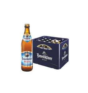 Cerveza Blanca Benediktiner Auténtica Sin Alcohol, 20 Botellas de Vidrio de 0.5L, Cerveza de Trigo Sin Alcohol <0.5 Por Ciento ABV, Venta al Por Mayor - Product Image 2