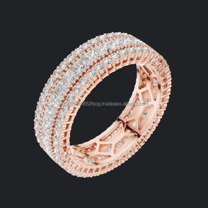 Weekend Ready 14K Anillo DE BODA vintage único Joyería de aspecto antiguo - Product Image 1