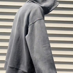 Sweat-shirts pour hommes légers, décontractés et confortables, version ample, logo personnalisé, qualité supérieure, 100% coton - Product Image 6