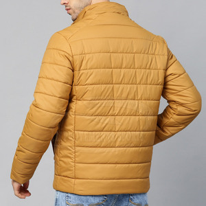 Veste matelassée pour homme de haute qualité bon marché Veste matelassée au design unique Veste matelassée de couleur unie - Product Image 3