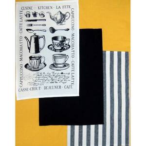 ผ้าขนหนูสำหรับห้องครัวทำจากเส้นด้ายเนื้อเรียบหรูสำหรับใช้ในชีวิตประจำวันในการอบแห้งจานและทำความสะอาดโต๊ะในห้องครัวและห้องรับประทานอาหาร - Product Image 1