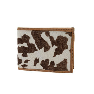 Portefeuille en cuir de vachette véritable pour homme, fait main, design minimaliste, fin et élégant. - Product Image 1