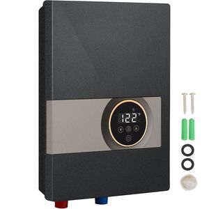 Scaldabagno Elettrico Istantaneo Senza Serbatoio da 8kW con Display Digitale della Temperatura, Facile Installazione, 240V 6000W, 24 Ore - Product Image 1
