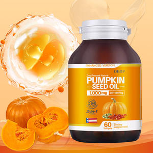 Cápsulas Blandas de Aceite de Semilla de Calabaza y Saw Palmetto Sin GMO para el Apoyo de la Próstata y el Cabello a Base de Plantas DHOP - Product Image 2