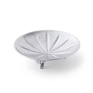 Draining Style Antique Style Silver Metal Shell Shape <b>Soap</b> Dish Freestanding Footed Bathroom Accessory Decorative <b>Soap</b> <b>Holder</b> - Product Image 4