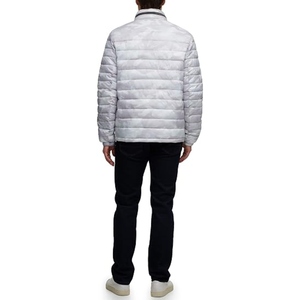 Chaqueta de Invierno Acolchada para Hombre con Capucha de Piel Sintética, Estilo Cuero, Abrigo Cálido Informal para Exteriores, Venta al por Mayor con Marca Privada - Product Image 3