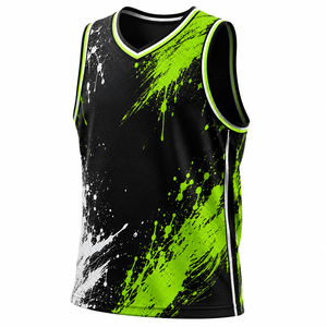 Fabricante y Exportador Mayorista de Camisetas de Baloncesto Deportivas, Proveedor de Uniformes de Equipo Personalizados OEM, Poliéster Premium Transpirable - Product Image 3