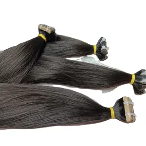 Best Product 100% Vietnam Human Hair Extensions Straight Style Tape In With All Colors And Lengths