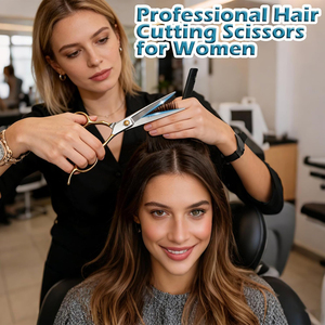 Tijeras de Peluquería Precision Flow, Estilo Japonés, Acero Inoxidable, para un Corte de Cabello Rápido y Preciso en Salón - Product Image 4
