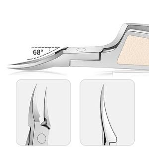 กรรไกรตัดเล็บมืออาชีพ, คีมตัดเล็บ, กรรไกรตัดหนังกำพร้าสแตนเลส, อุปกรณ์กำจัดหนังส่วนเกิน, กรรไกรตัดเล็บเท้า, กรรไกรตัดเล็บทรงปากนกอินทรี - Product Image 3