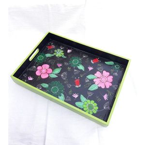 Bandeja de Servicio Impresa de MDF Premium, Diseño de Mostradores de Cafetería 62 para Servicio de Bebidas, Bandejas Decorativas - Product Image 4