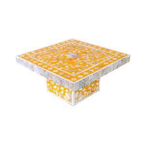 Support à gâteau artisanal en os incrusté, vente en gros, fournitures de pâtisserie, outils de pâtisserie, table à gâteaux, dessert de mariage à vendre - Product Image 4