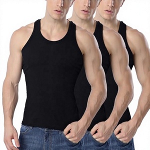 Camiseta sin mangas de algodón personalizada para hombre, chaleco deportivo, suave, transpirable, informal, para gimnasio, OEM, venta al por mayor - Product Image 2