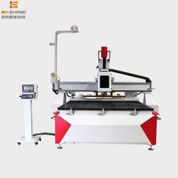Máquina de corte y tallado CNC ATC de alta resistencia 1828-MS8 para producción de muebles y gabinetes