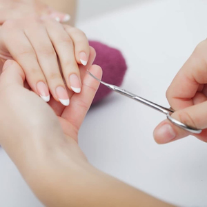 Ciseaux de manucure professionnels en acier inoxydable courbés et droits de haute qualité, pour coupe des cuticules et des ongles, pour droitiers - Product Image 2