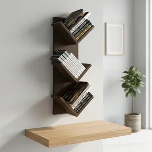 Estanterías para libros, organizador de libros para biblioteca, estantería de madera para sala de estudio, estantería de pared para sala de estar, estantería para oficina, habitación infantil - Product Image 1