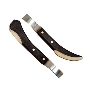 Couteau de fermeur manuel léger en acier inoxydable pour le soin des sabots, coupe-sabots professionnel pour équipes vétérinaires et l'équitation de course - Product Image 1