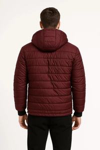 Blouson matelassé à capuche pour homme, haute qualité, tendance 2026, pour l'hiver, style décontracté, grandes tailles, design avant - Product Image 5