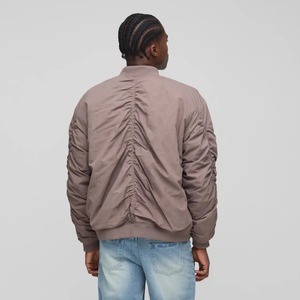 Best Quality Custom Winter <b>Men</b> <b>Baseball</b> <b>Jacket</b> Breathable Outdoor Wear Customized Plain Dyed Cheap Price College Coat - Product Image 3