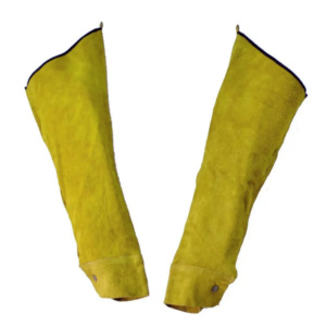 Premium Heavy-Duty Cowhide Split Leather Welders <b>Work</b> <b>Apron</b> Industrial Safety Sleeves Resistant to Spark Heat and Fire - Product Image 2