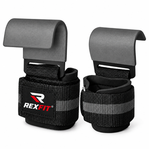 Crochets de musculation personnalisés pour la gym, avec bandes de poignet rembourrées pour exercices de traction, marque privée, approvisionnement en gros, durables, vente en gros, OEM - Product Image 2