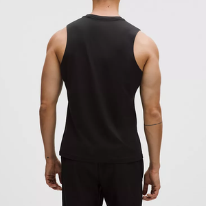 Chaleco Deportivo de Punto para Hombre, Cuello Redondo, Poliéster/Algodón de Doble Cara, Anti-Pilling, Secado Rápido, 245g, Parte Delantera de Doble Cara - Product Image 2