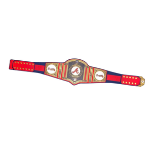 Ceinture de champion MLB des Braves d'Atlanta, personnalisable, de haute qualité, rouge et bleue, ceinture sportive personnalisée, ceinture de champion édition collection - Product Image 6