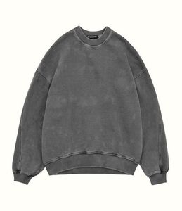 <b>Retro</b> Oversized Hooded <b>Sweatshirt</b> 100% Cotton Digital Embroidered Graffiti Streetwear High Quality Y2K Autumn Oem Service - Product Image 1
