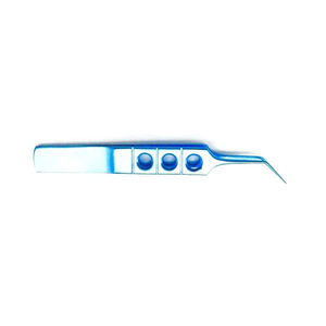 Pinzas de microligadura vascular de titanio azul de 7.5 mm con mandíbulas lisas de 4.5 mm y 8.5 cm (3.3 pulgadas) de Grip Surgical - Product Image 1