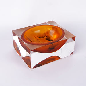 Frutero de Resina de Ámbar con Incrustaciones de Acrílico de Alta Transparencia, Multifuncional y Lujoso - Product Image 3