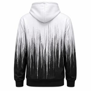 Sudadera con Capucha para Hombre, Color Degradado, Corte Regular, Deportiva, Casual, con Estampado por Sublimación, Bolsillo, Tejido de Punto, 100% Algodón, Ecológica - Product Image 2