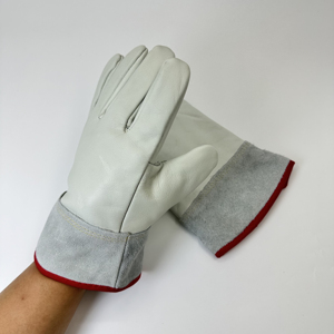 Article tendance : Gants de soudure en cuir pour la protection des mains, prix de gros, conception personnalisée, gants anti-coupure pour soudeurs TIG - Product Image 3