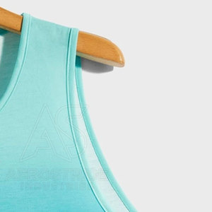 Débardeur de sport sur mesure pour hommes adultes - Vêtements de gym respirants à séchage rapide en coton/polyester - Product Image 5