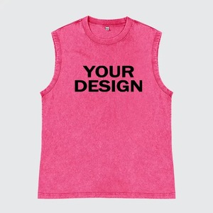 Camiseta sin Mangas Vintage Negra para Hombre y Mujer, 100% Algodón, Estilo Hip Hop Punk, con Estampado Personalizado - Product Image 6