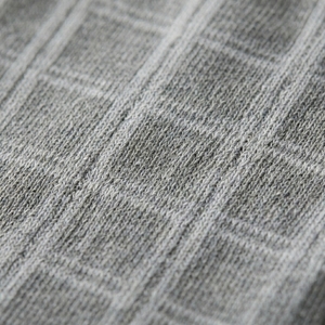 Chaussettes pour hommes personnalisées, chaussettes en tricot à carreaux gris respirantes, chaussettes décontractées d'automne - Product Image 6