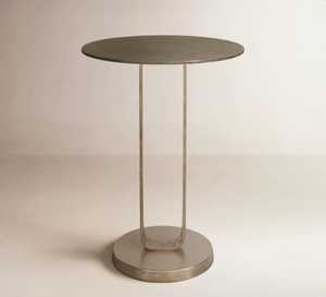 Mesa de Centro Redonda Moderna de Metal para Café, Diseño Minimalista, Muebles Hechos a Mano para Sala de Estar - Product Image 1
