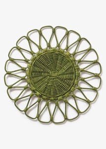 Assiette de service en rotin tressé durable, décoration rustique pour table à manger, qualité d'exportation - Product Image 6