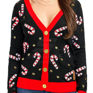 Cardigan pour femmes, tissu léger et doux, manches longues, vêtements décontractés chauds, confortables et élégants, cardigan pour femmes - Product Image 3