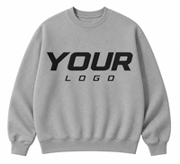 Sweat-shirt pour homme, coupe ample, couleur unie, imprimé lettres, pull décontracté, en molleton, coton tricoté, respirant, avec poche, style hiver
